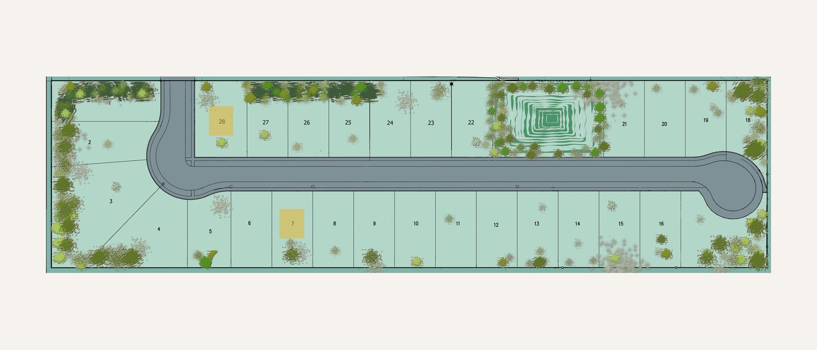 Pine Woods site plan, Rochester Hills
